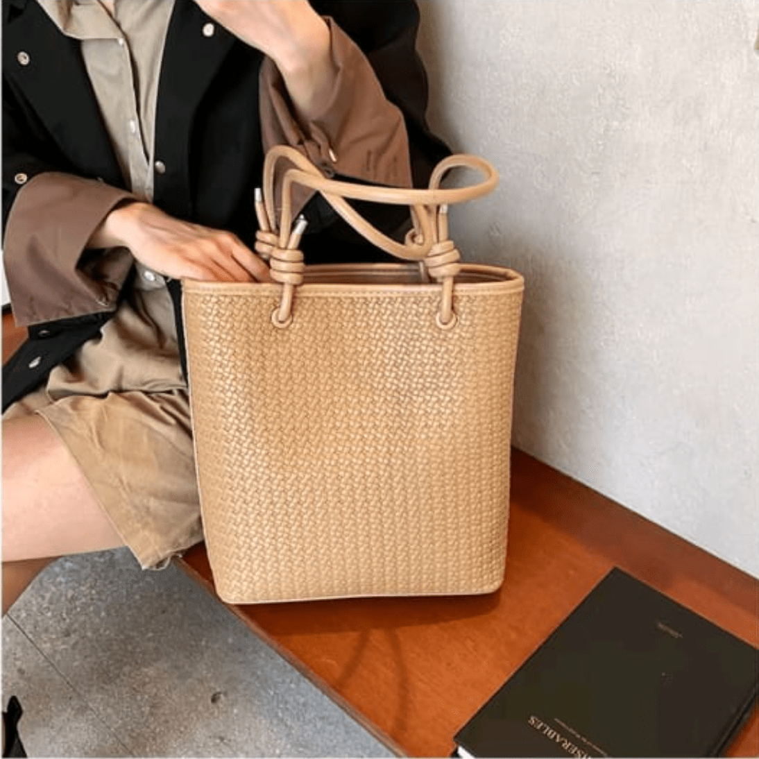 ADARA WOVEN TOTE